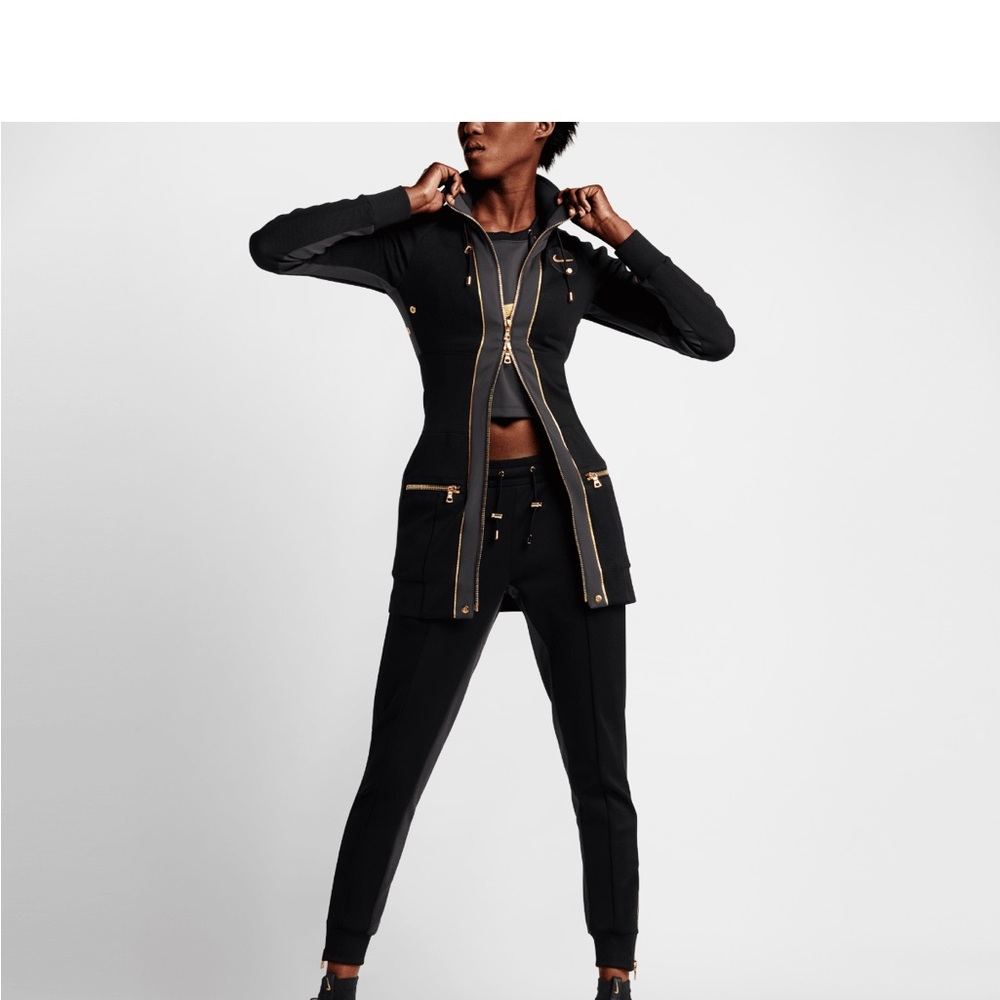NikeLab x Olivier Rousteing: Football Nouveau Black & Gold Zip-Up Jacket